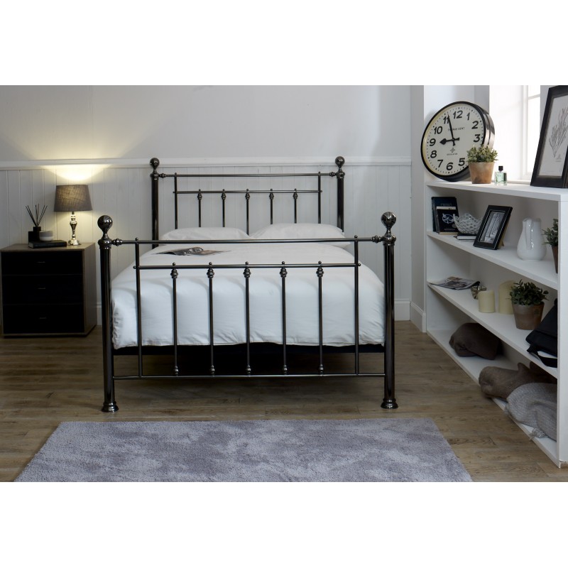 LL Libra Black Chrome 4ft6 Double bed Frame